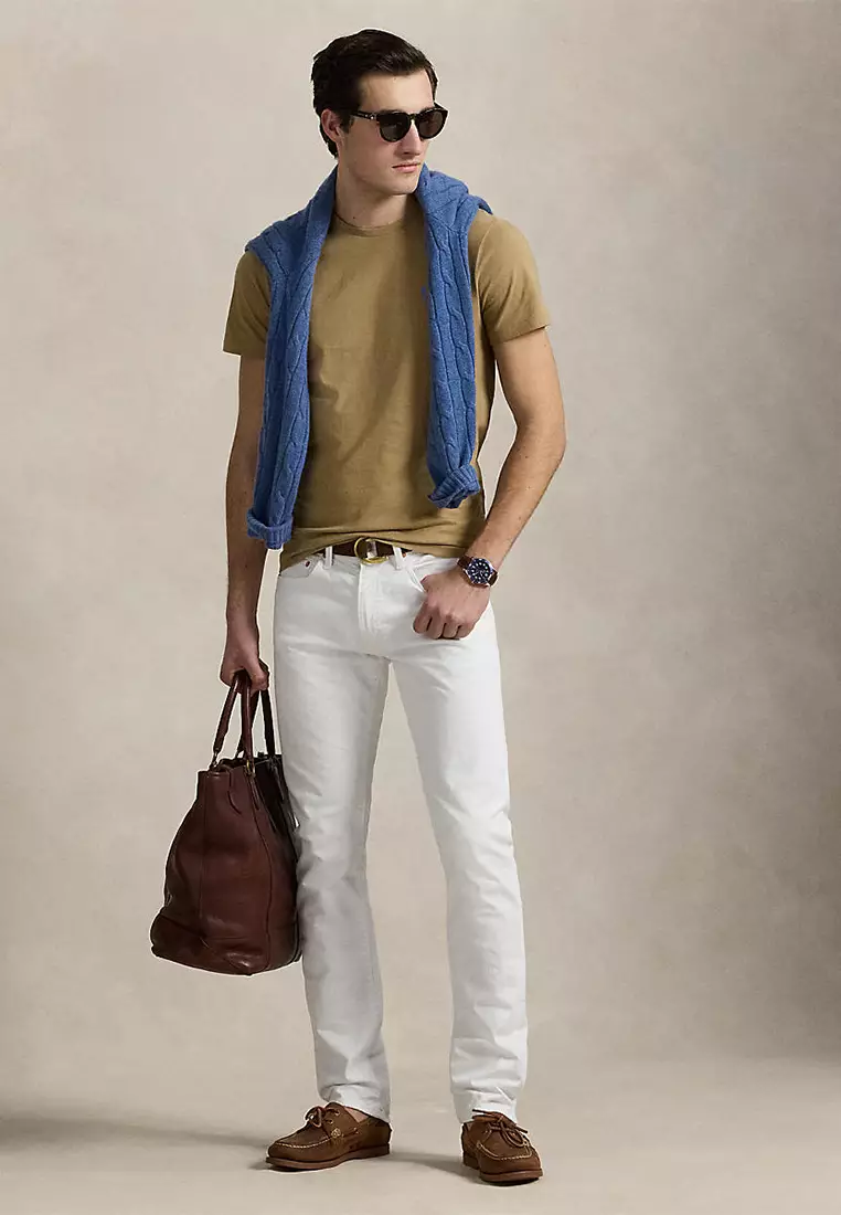 Custom Slim Fit Jersey Crewneck T-Shirt