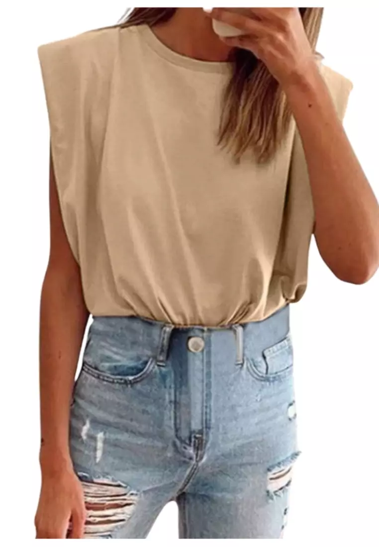 THE LOUNGE EDIT Miany Tops - Beige