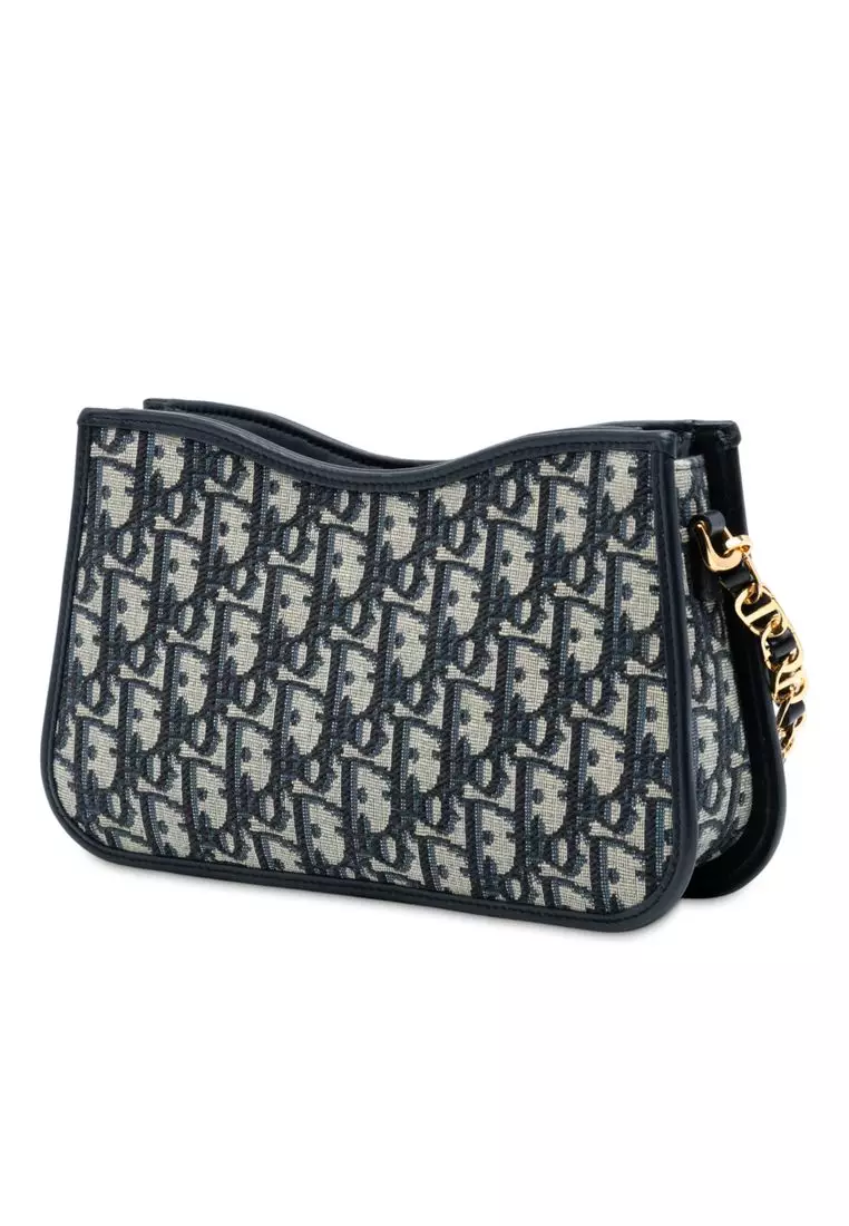 DIOR Pre-Loved Dior Mini Oblique Canvas Cd Signature Hobo 2026 | Buy ...