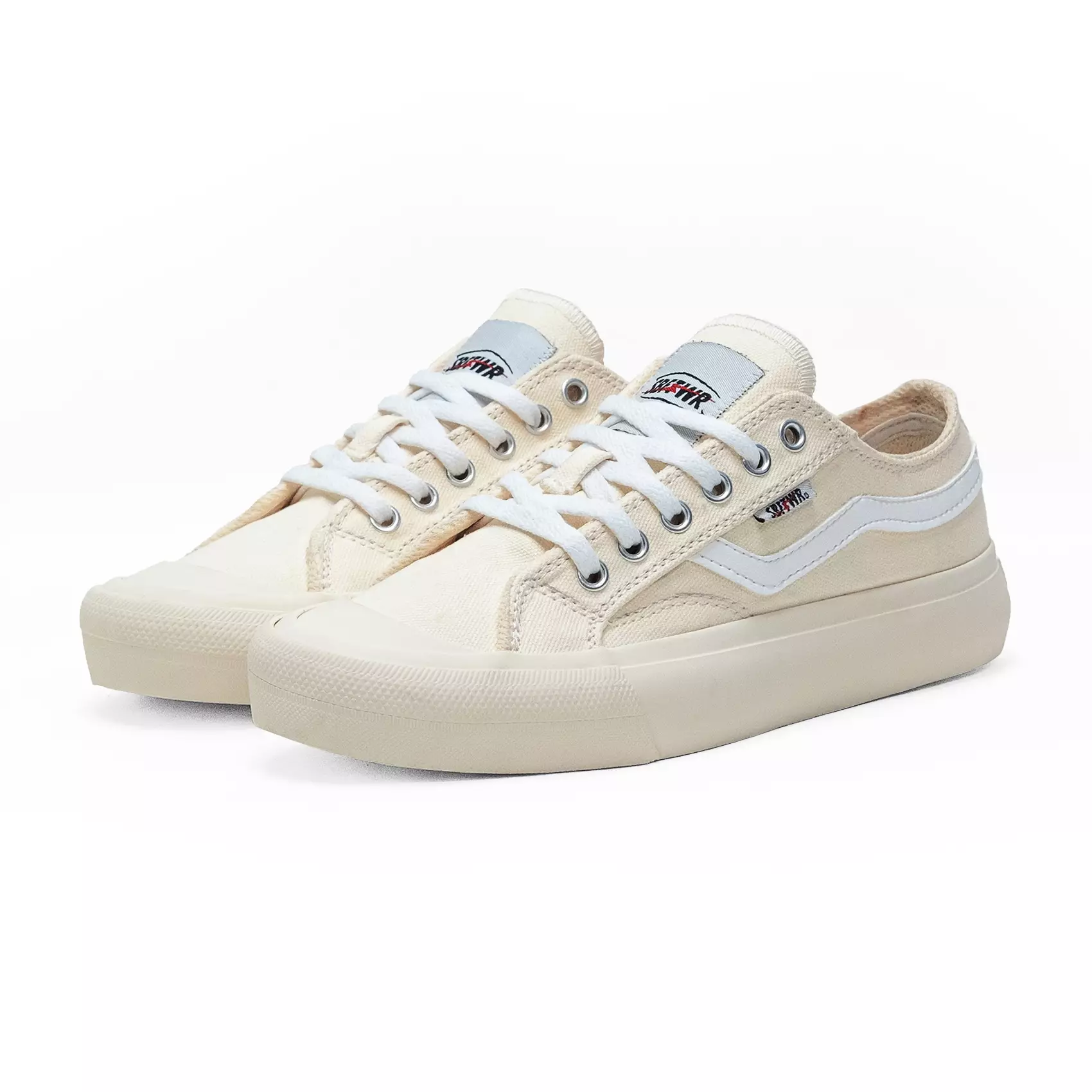 SABA Veloz Low Krem - Sepatu Sneakers Casual Pria Wanita
