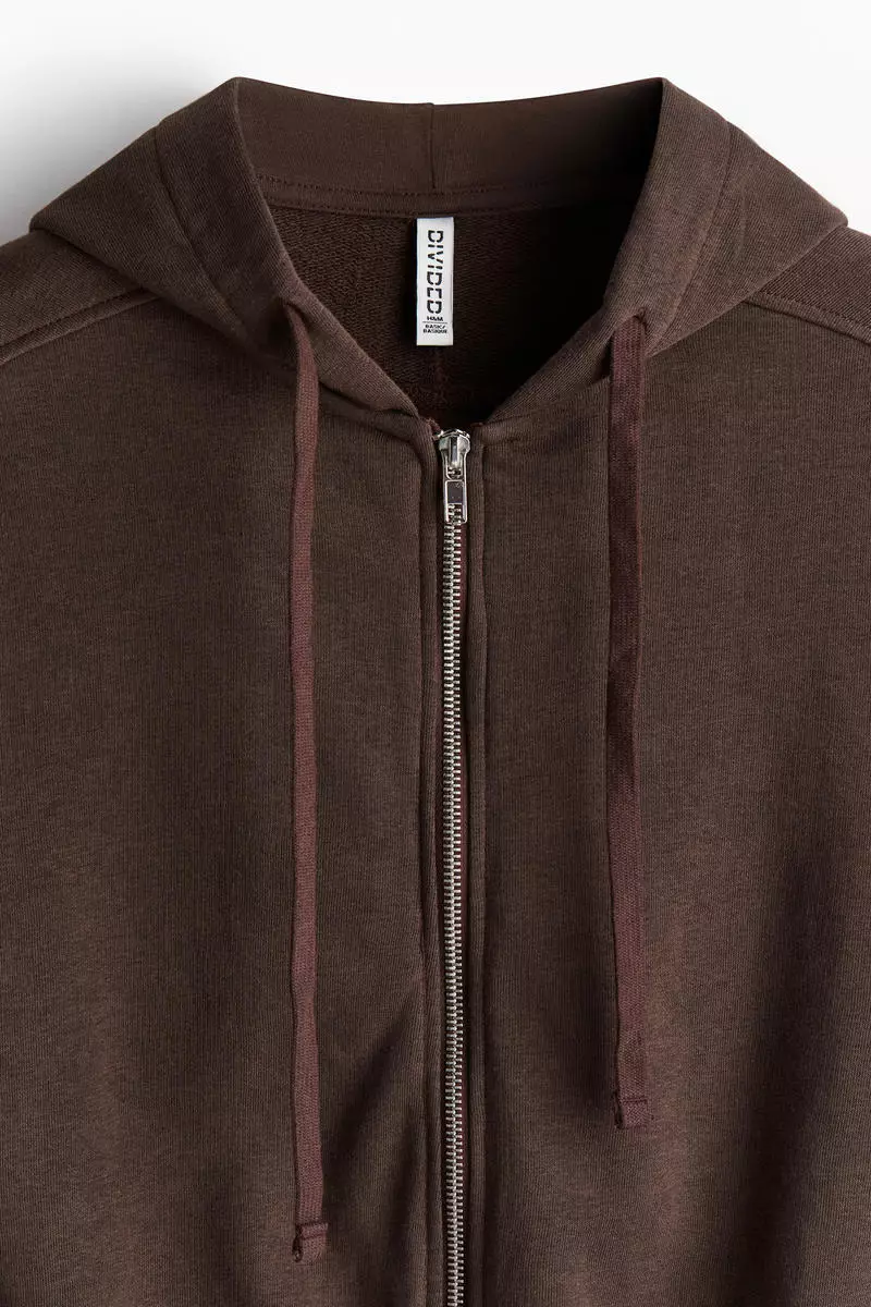 Buy H&M Short zip-through hoodie 2025 Online ZALORA - Main Image