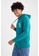 DeFacto green Slim Fit Hoodie With Slogan Print 29636AA9681A2BGS_2