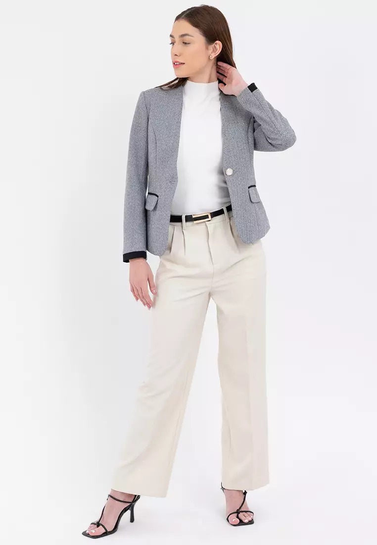 Herringbone Blazer