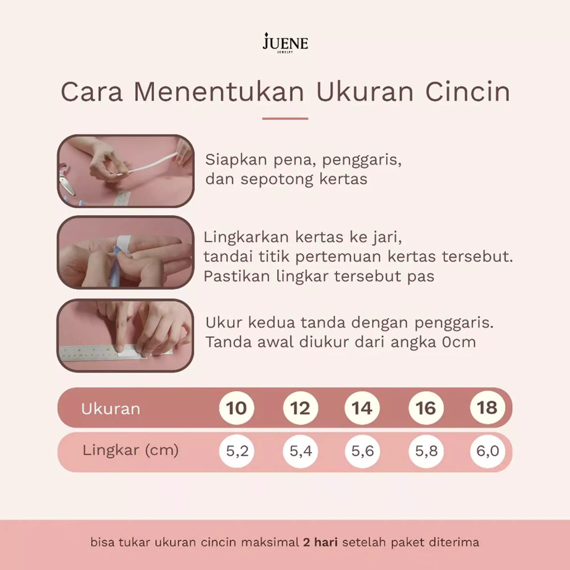 Cincin Emas 7k -  Darling Gold Ring - Cherish Collection - Juene Jewelry