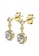 Her Jewellery gold Dangling Kreis Earrings (Yellow Gold) - Made with premium grade crystals from Austria 0A097AC3A9D600GS_3