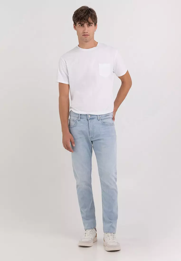 Buy REPLAY REPLAY 573 BIO REGULAR FIT WILLBI JEANS Online | ZALORA