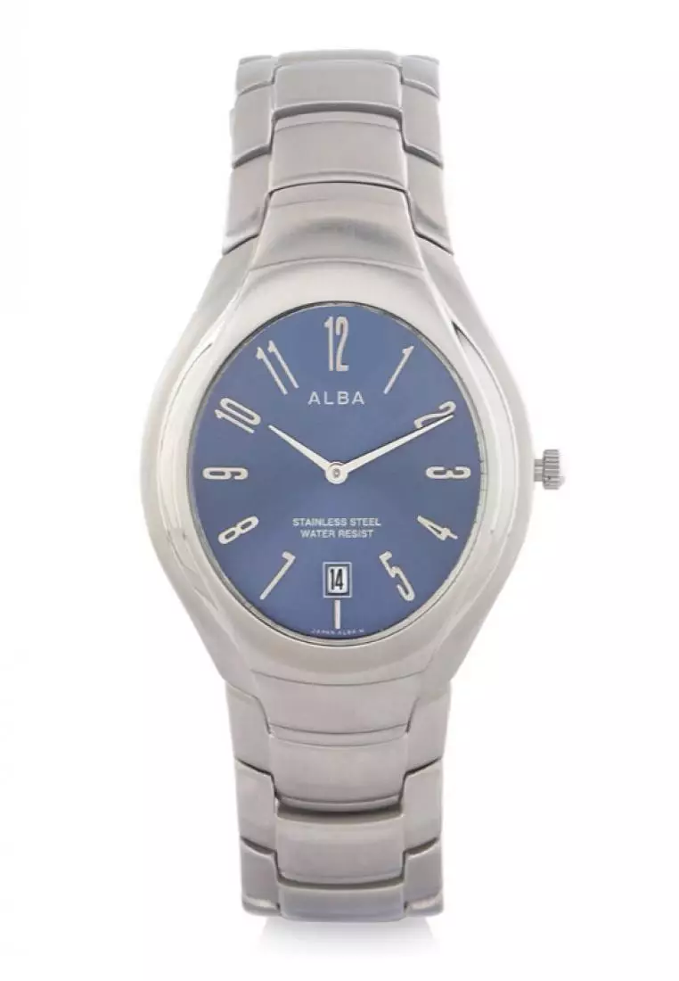 Jam Tangan Wanita Alba Original Garansi Resmi Strap Stainless Steel Silver AVKC51 AVKC51X1 Silver