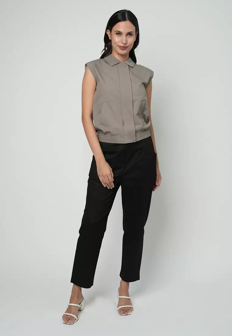 Justice Relaxed Pants with Scallop Pockets