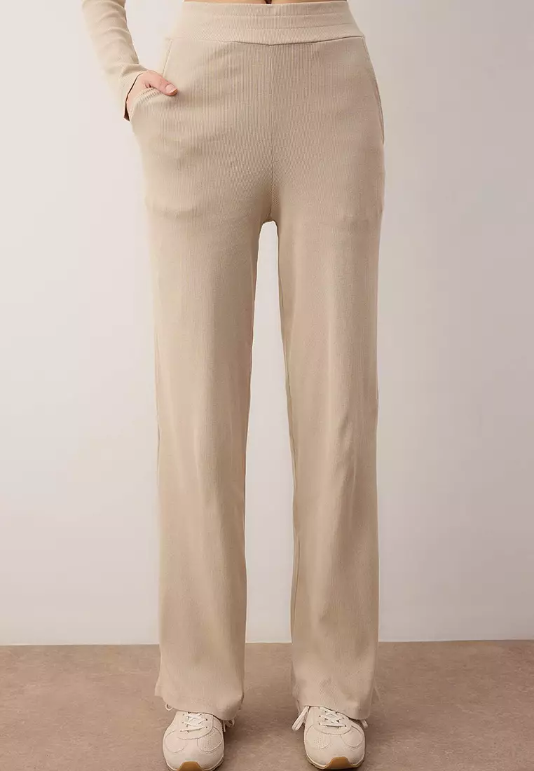 Taş Anvelop Wideleg/Wide Leg Knitted Top And Bottom Set Twoaw26Au3