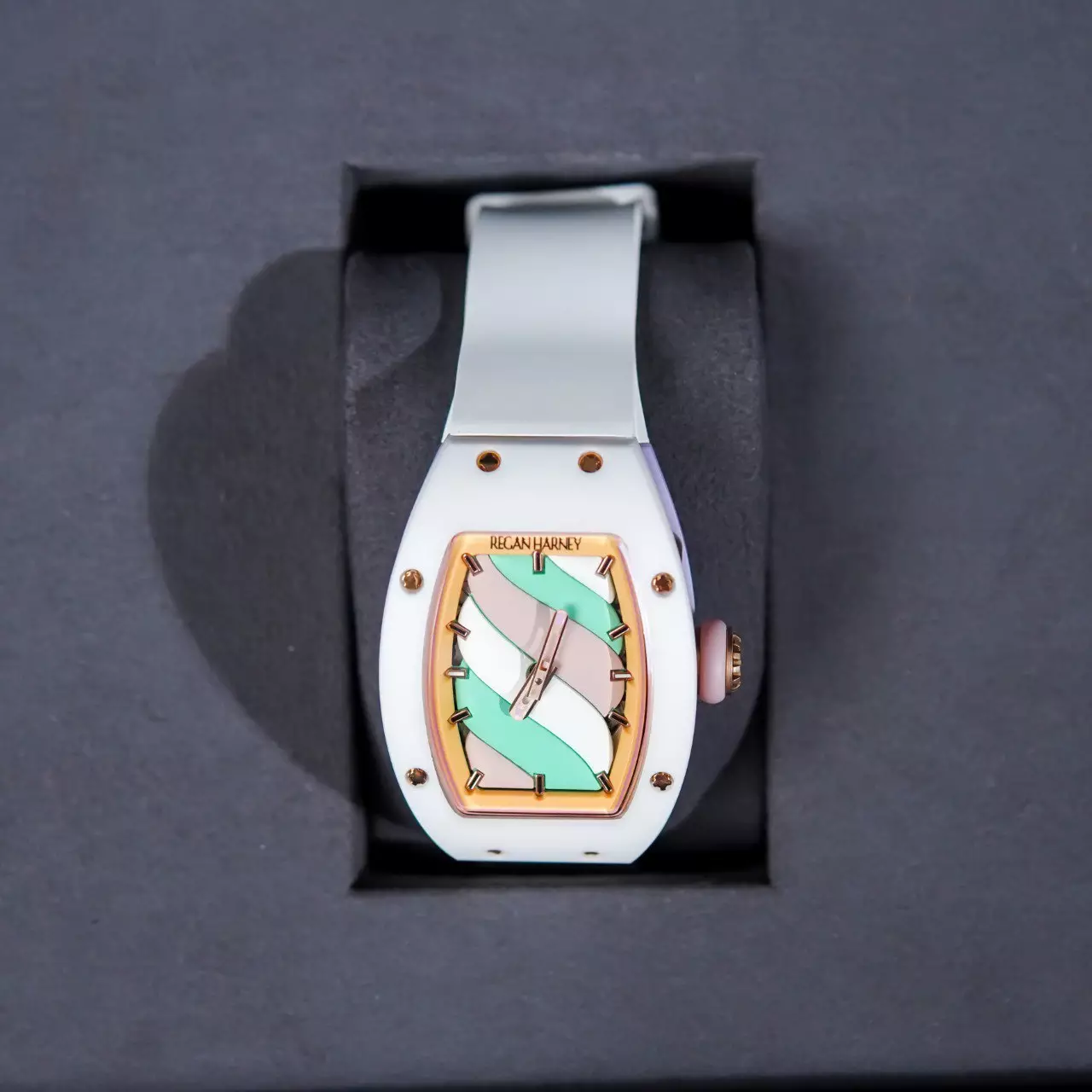 Jam Tangan REGAN HARNEY RH 32-13 BON BON CERAMIC WATCH 100% ORIGINAL - OS 