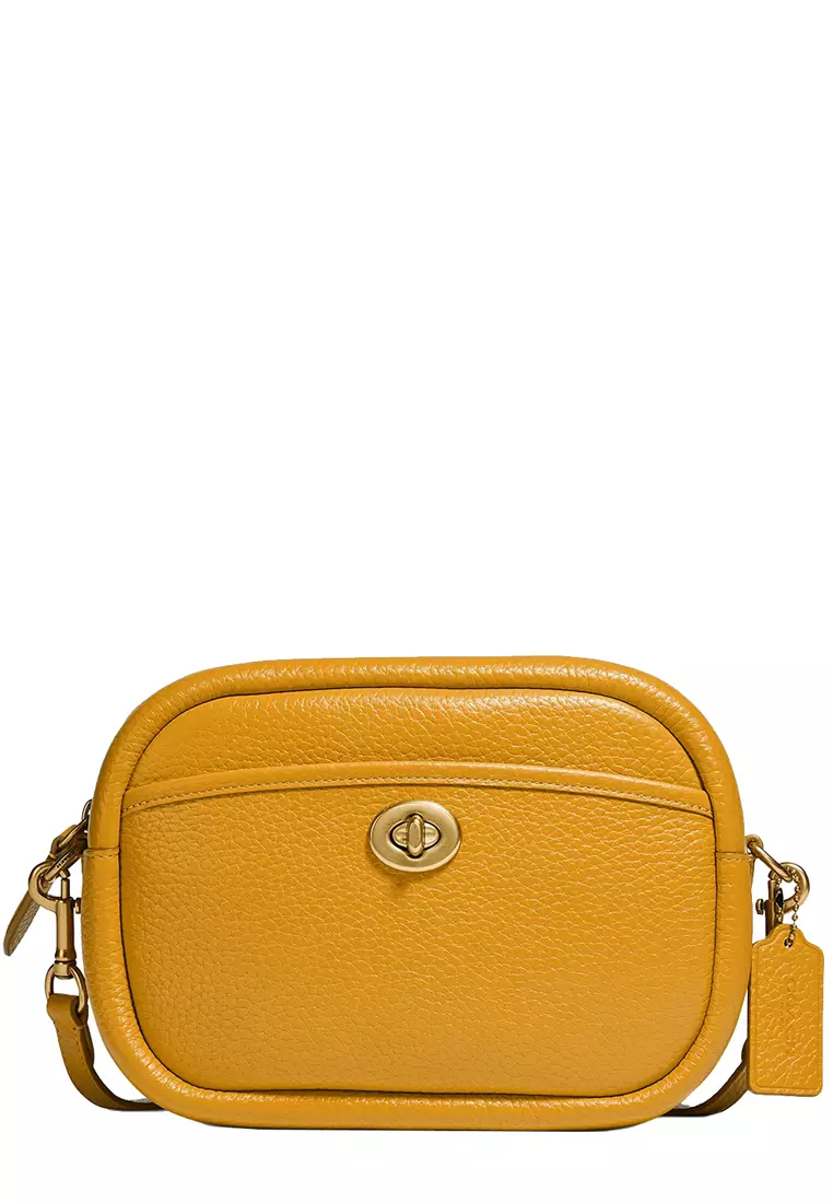 Yellow on sale coach purse