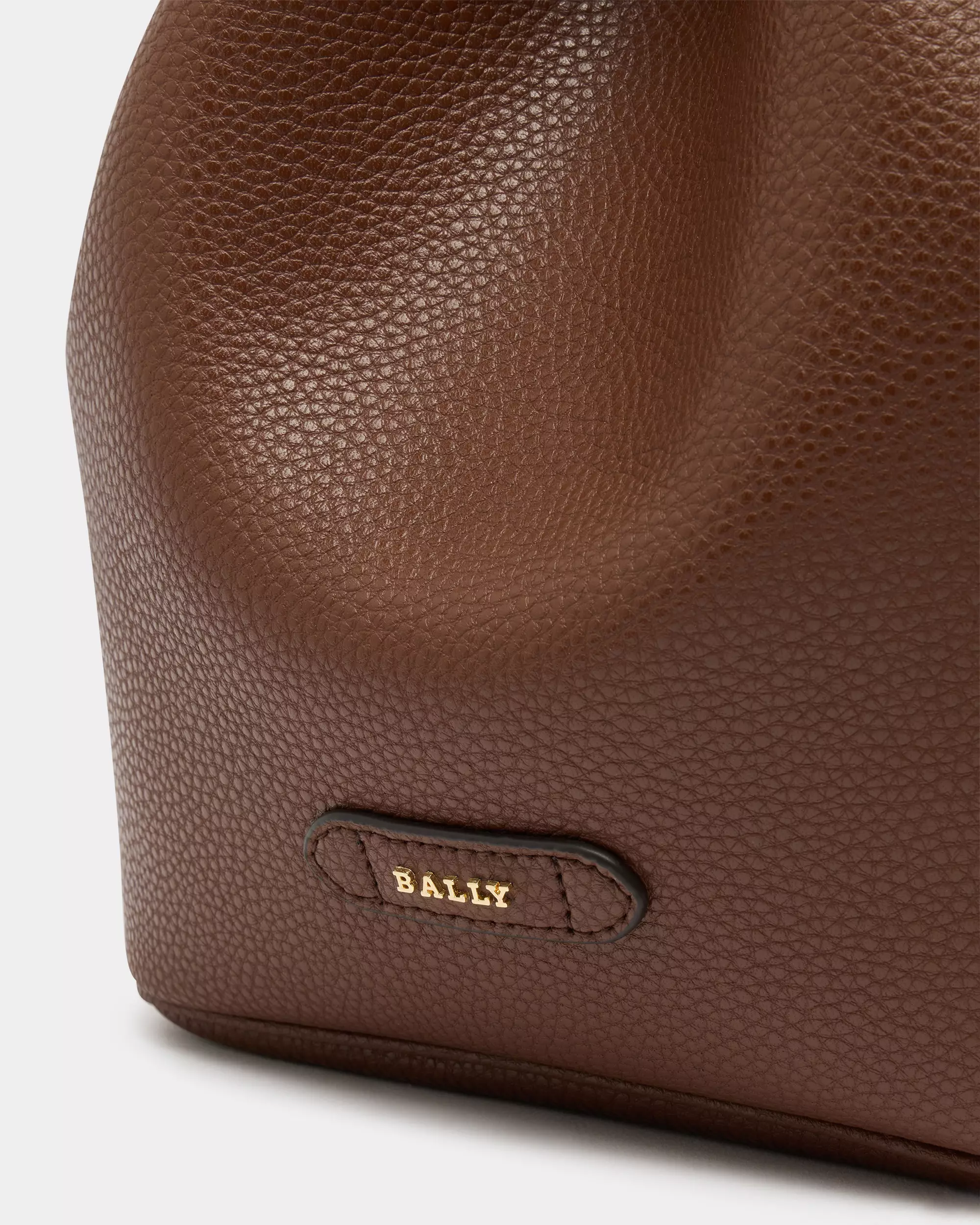 【美品】BALLY BLYSSバケツ巾着ブラウン✖️サーモンピンク⭐︎リバーシブル Jual BALLY Bally Blyss Adj Bucket Bag in Leather - Brown Original