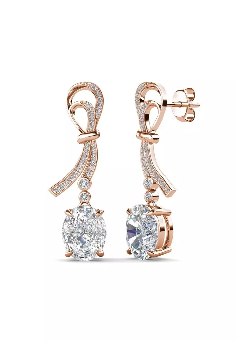 Crushed discount diamond earrings