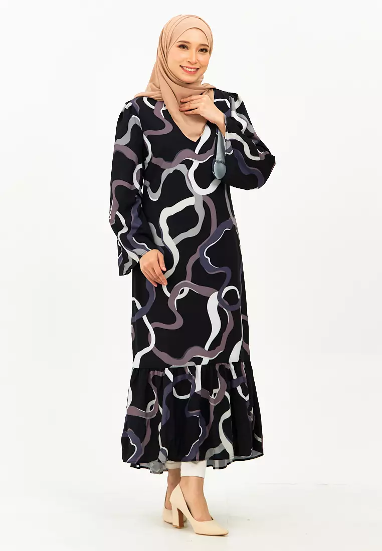 Mable Printed Dress
