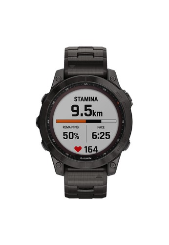 Garmin fenix 7 sapphire solar carbon Clearance