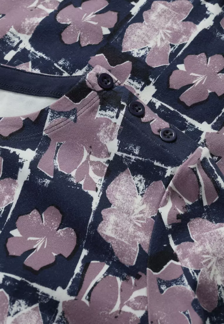 Seasalt Cornwall Navy Tall Waves Tunic