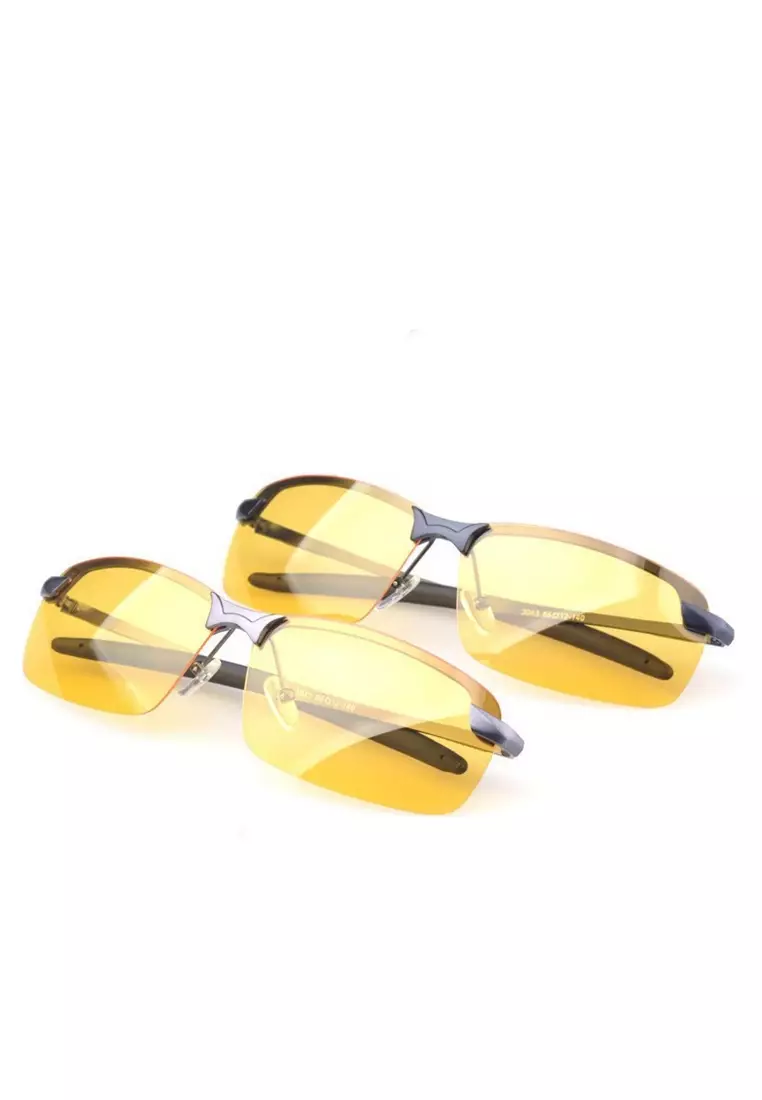 Mackenzie Kacamata Polarized Sunglasses untuk Pria & Wanita UV Protection Frame Material Alloy ORIGINAL - Yellow