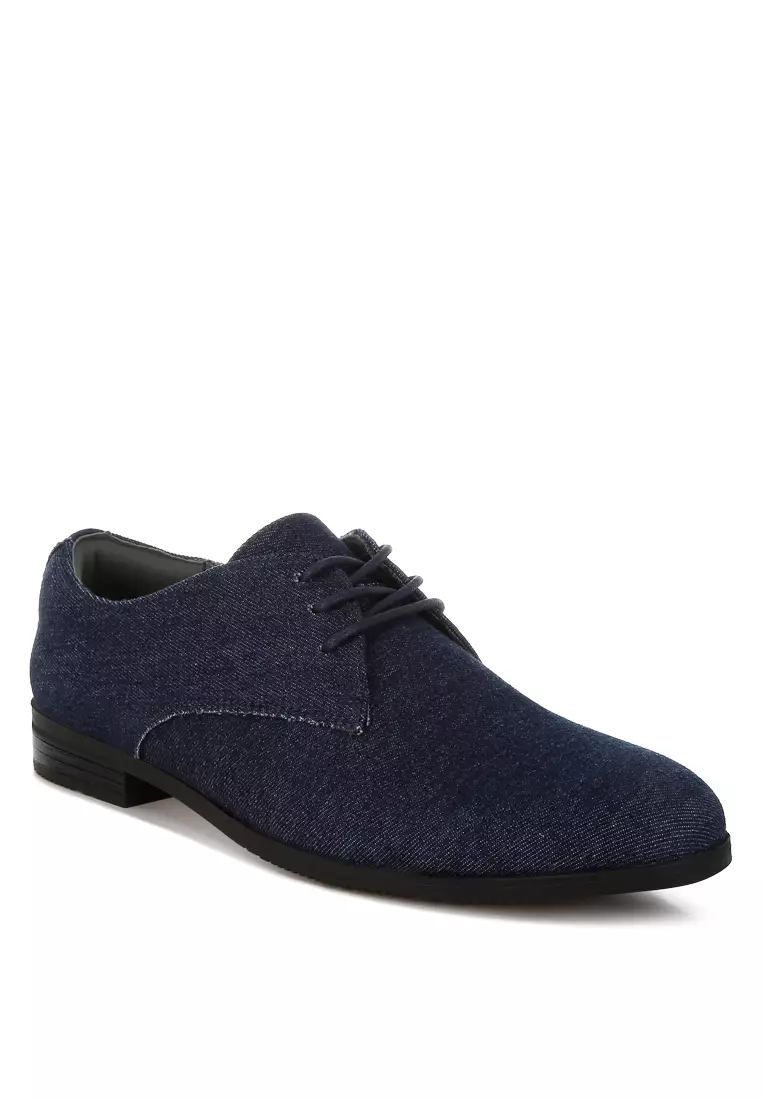 Men's Denim Oxford Shoes