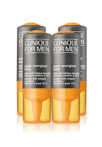 Clinique Clinique For Men Super Energizer Fresh Daily Anti-Fatigue Booster with Pure Vitamin C 10% 4pcs 36023BEA96D2A7GS_1