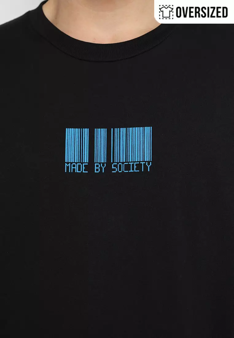 RBJ T-Shirt Cotton Combed Oversized Pria 2079250191