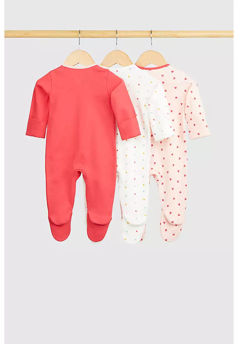 Buy Mothercare Ladybird Baby Sleepsuits Pack Online ZALORA