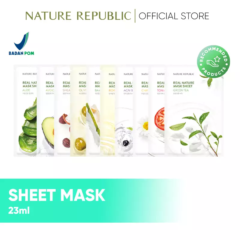 Jual Nature Republic REAL NATURE ROYAL JELLY MASK SHEET Original 2024