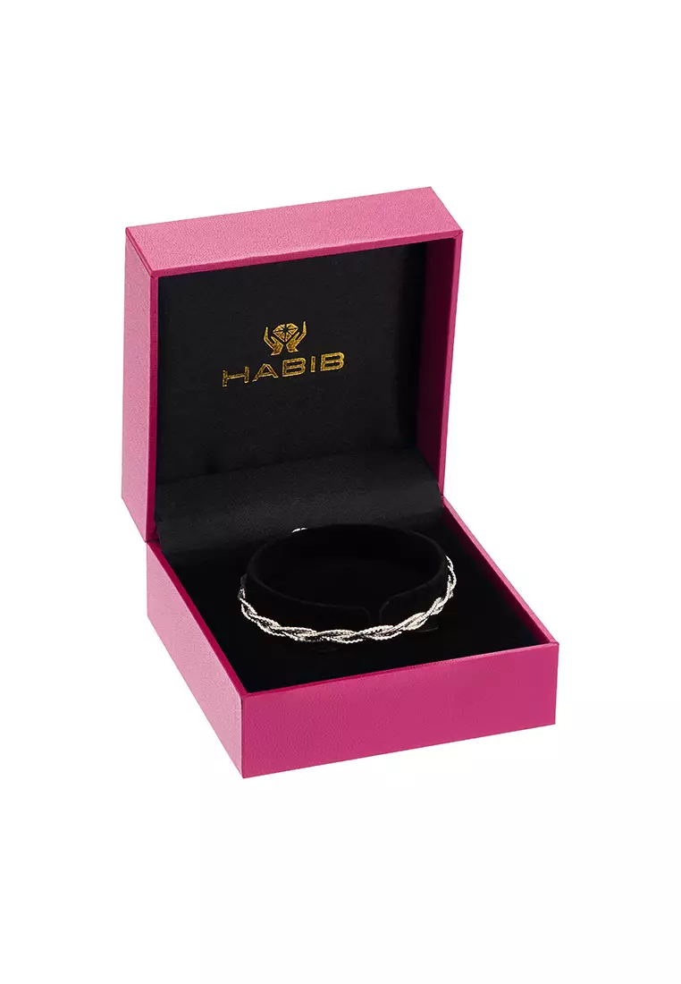 HABIB 925 Silver Bracelet BR1956 WS