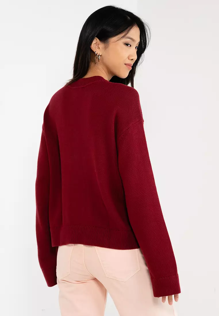 Tommy hilfiger hot sale cropped jumper