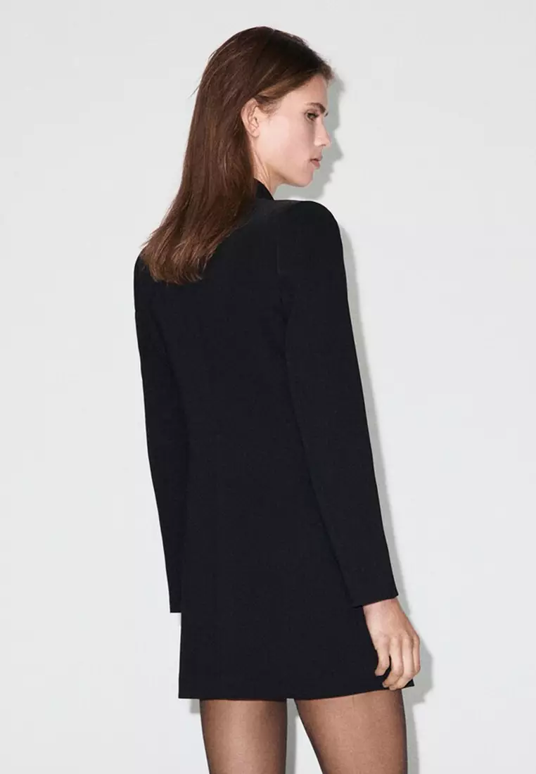 Double-Breasted Blazer-Style Dress