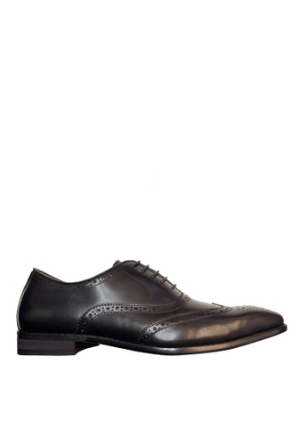 Twenty Eight Shoes black VANSA Brogue Top Layer Cowhide Oxford Shoes VSM-F0771 18CFASH7809363GS_1