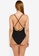 Mango black Textured Swimsuit With Crossed Straps 5CCD6US078A479GS_2