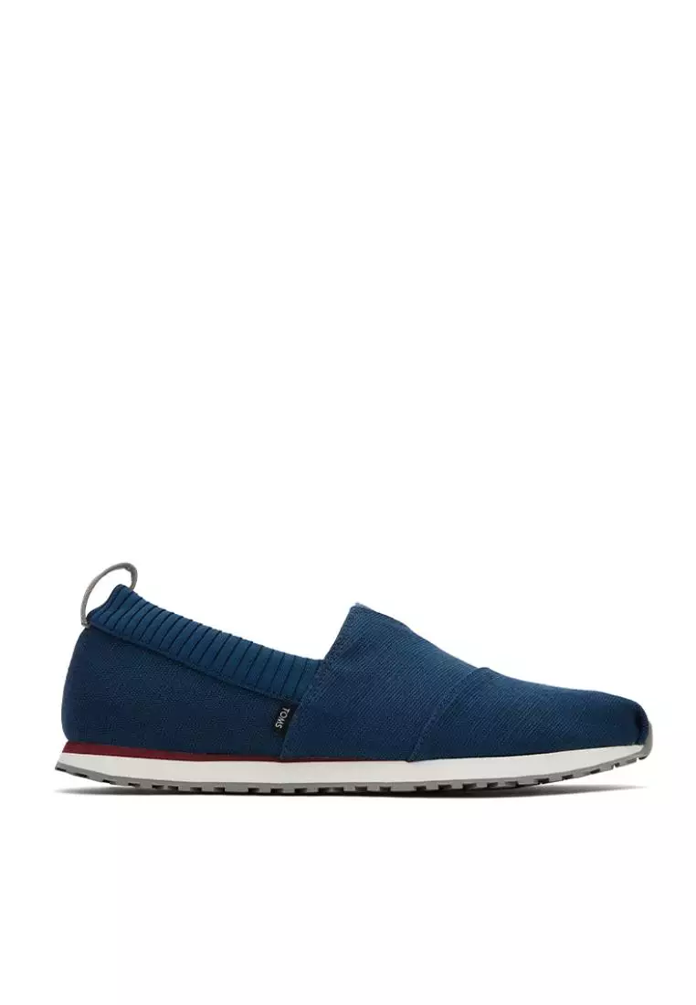 Discount on Toms  shoes - SKU: Sneakers Alpargata Resident Men - Majolica Blue Heritage Canvas