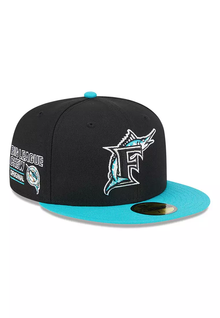 Buy NEW ERA Florida Marlins MLB Big League Chew Black 59FIFTY Fitted ...