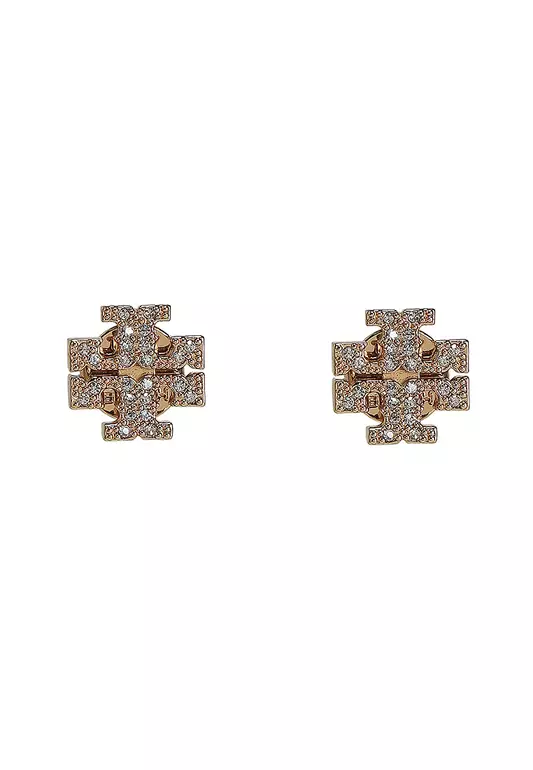 Kira Pavé Stud Earrings (tr)