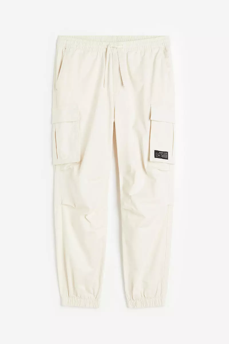 Buy H&M Relaxed Fit Cotton cargo joggers Online ZALORA Malaysia