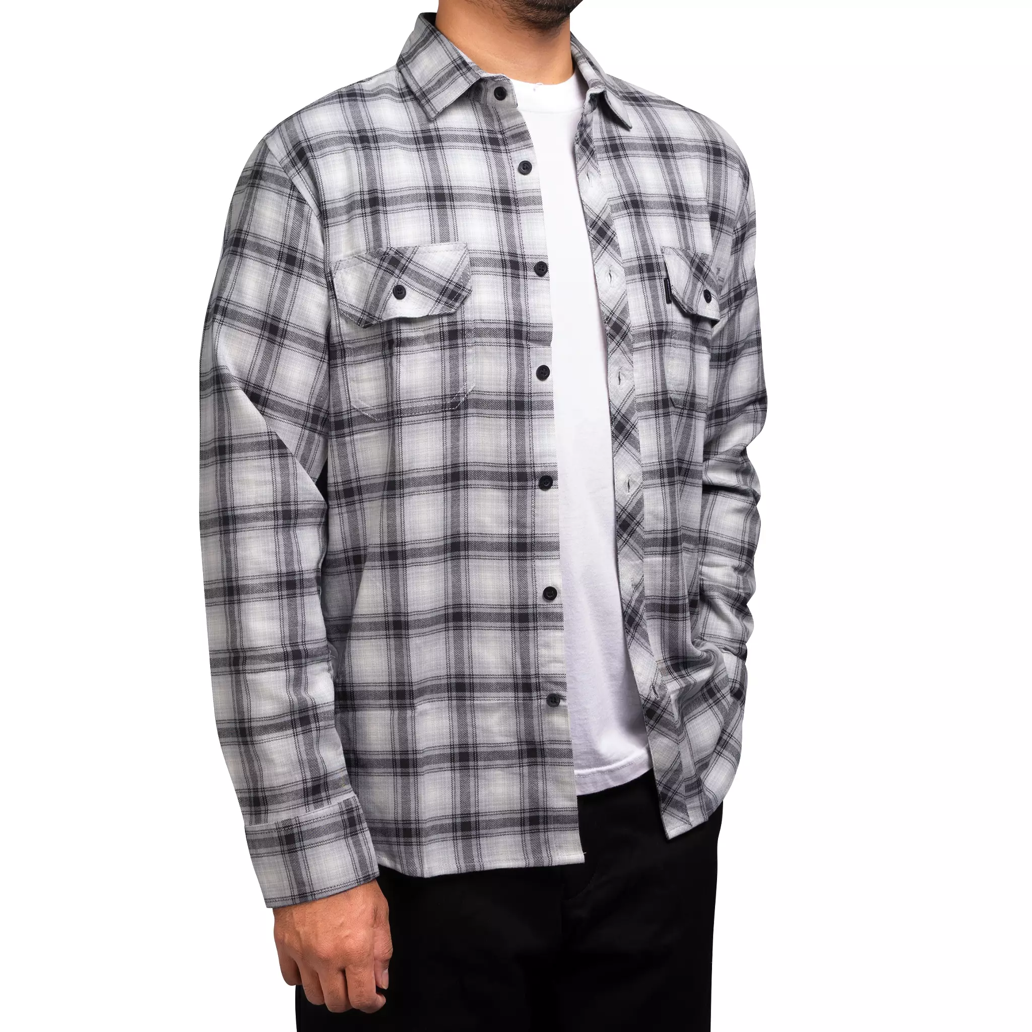 Gloaming Kemeja Flanel Veterano Unisex Panjang Floriana