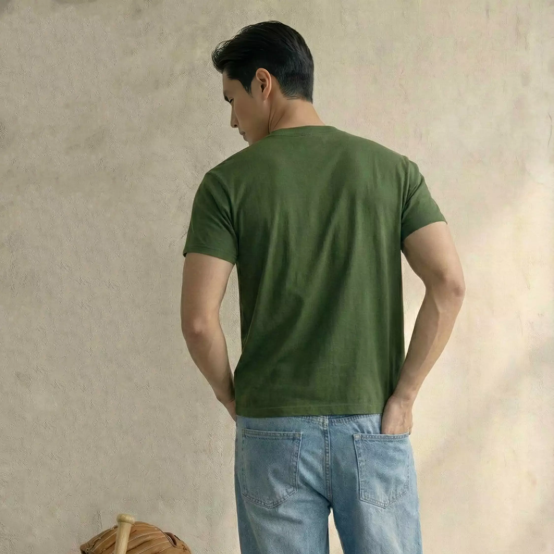 KALE NEO ARMY T-Shirt Fitted Tee Short Sleeve Cotton Cloudy