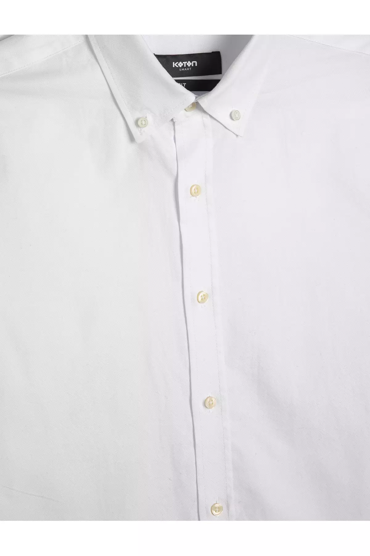 Button Collar Cotton Regular Fit Long Sleeve Classic Shirt