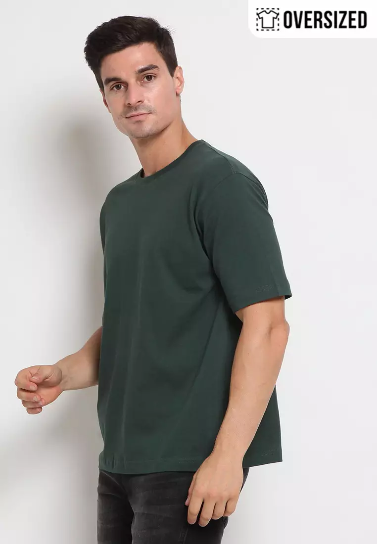 RBJ T-Shirt Cotton Polos Oversized Pria 207090001
