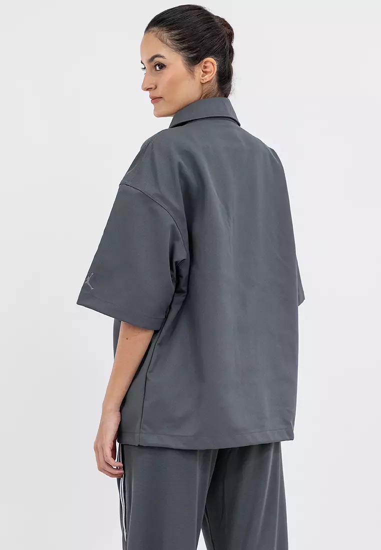 Flight Short Sleeve Woven Top