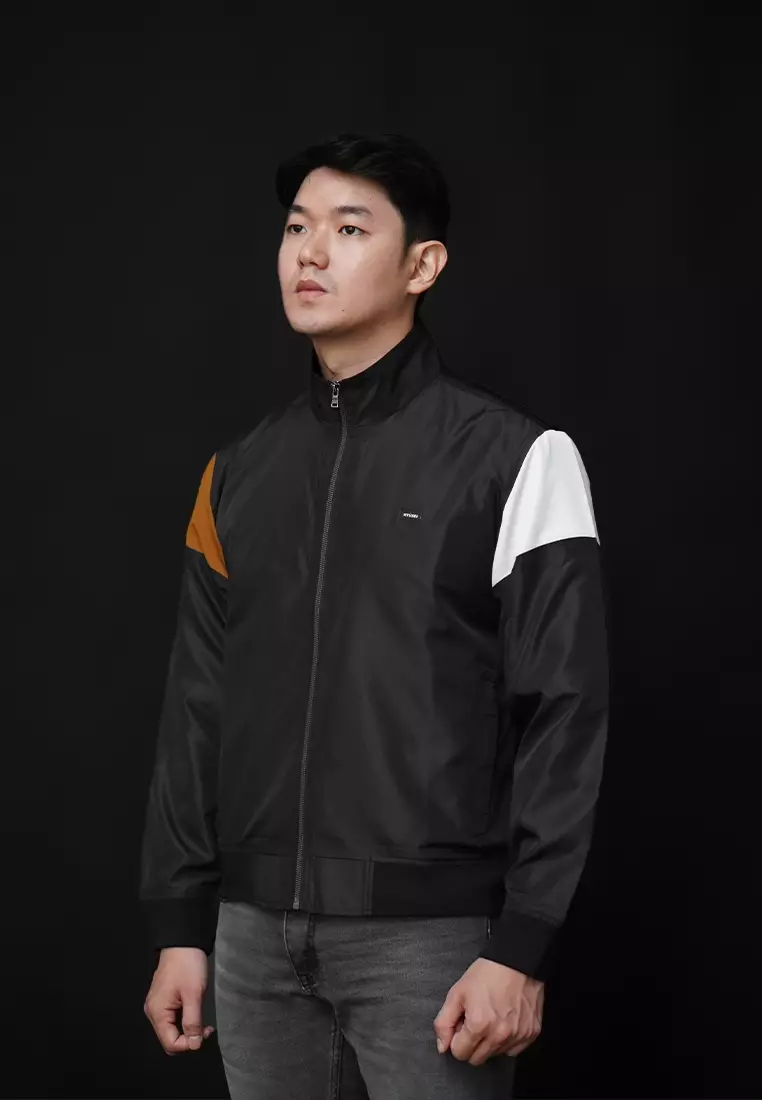 Ryusei Windbreaker Jacket Haruhiko Black - Jaket Parasut