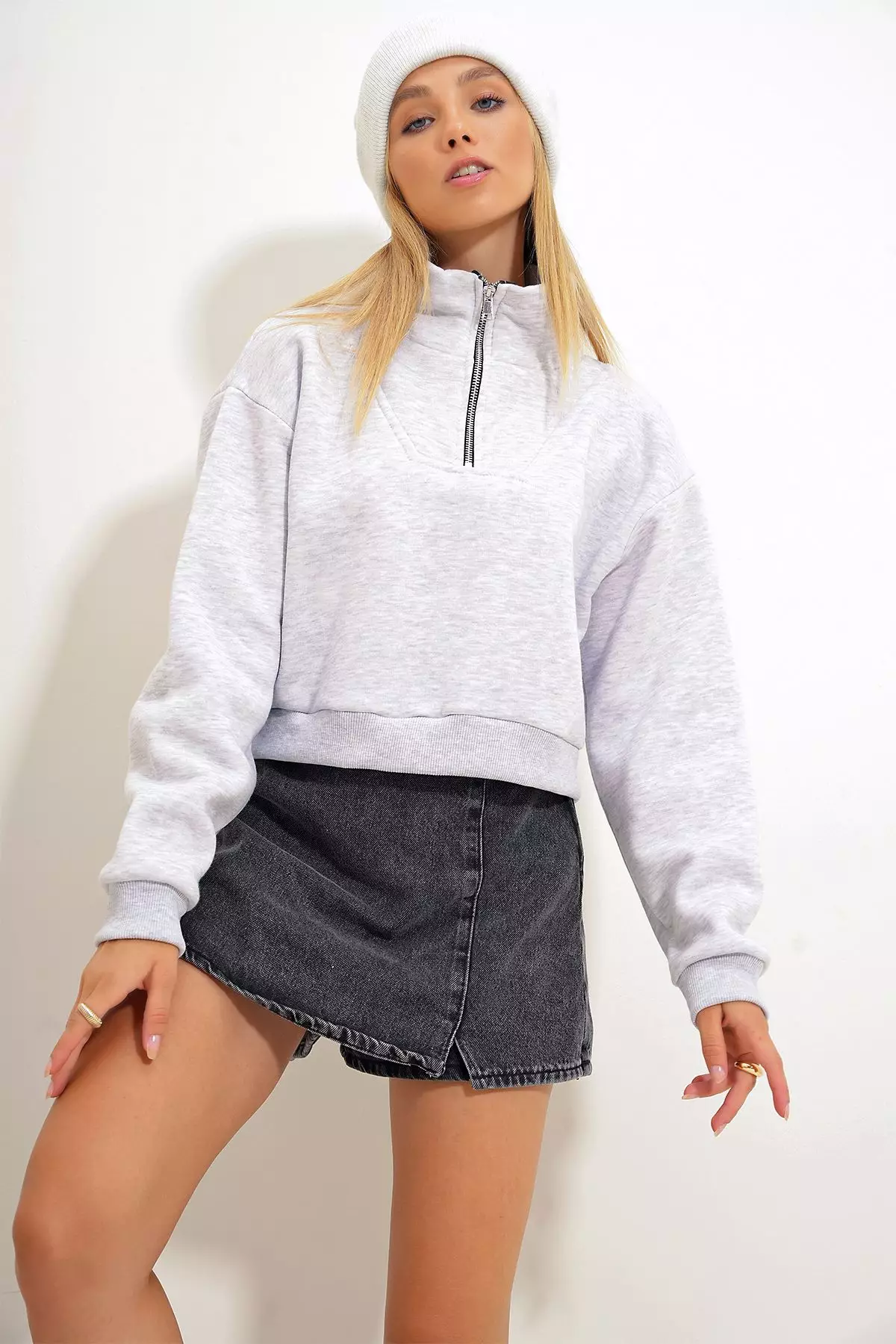 Half Zip Sweatshirt
