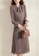 ONX.HK brown Elegant Lace-Up Checked Chiffon Dress A5EFEAA8AADA97GS_8
