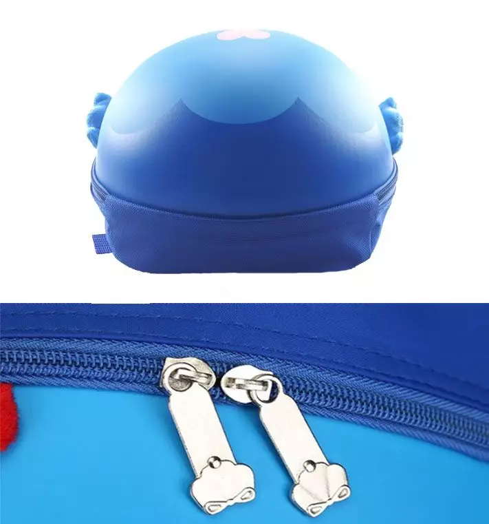 TAS RANSEL ANAK BACKPACK ANAK 3D Hard Shell - Red Chic