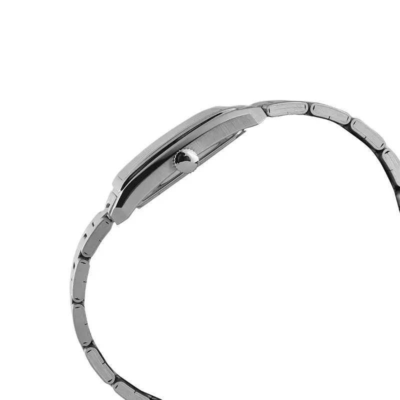 Jam Tangan Pria Alexandre Christie Primo Steel AC 1039 MD BSSBU Tank Men Blue Dial Stainless Steel Strap