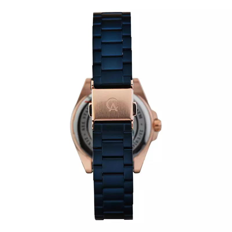 Jam Tangan Wanita Alexandre Christie Classic Steel AC 8688 LD BURBU Blue Dial Blue Stainless Steel Strap