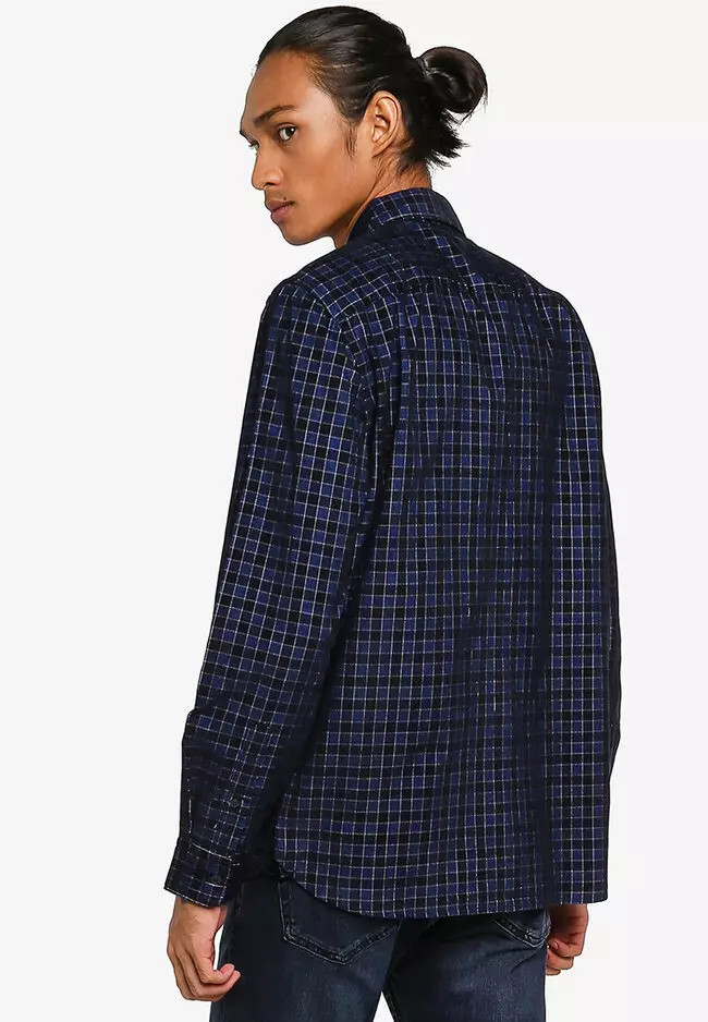 Plane Corduroy Check Shirt