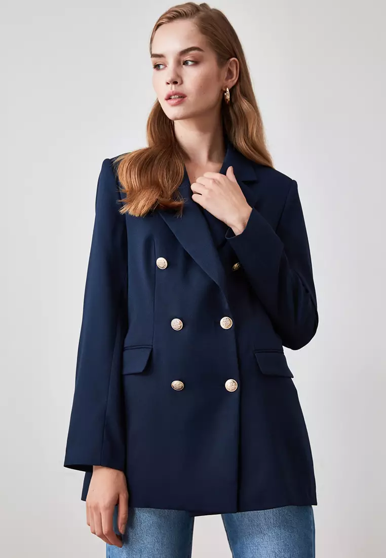 Oversized Double Breasted Blazer