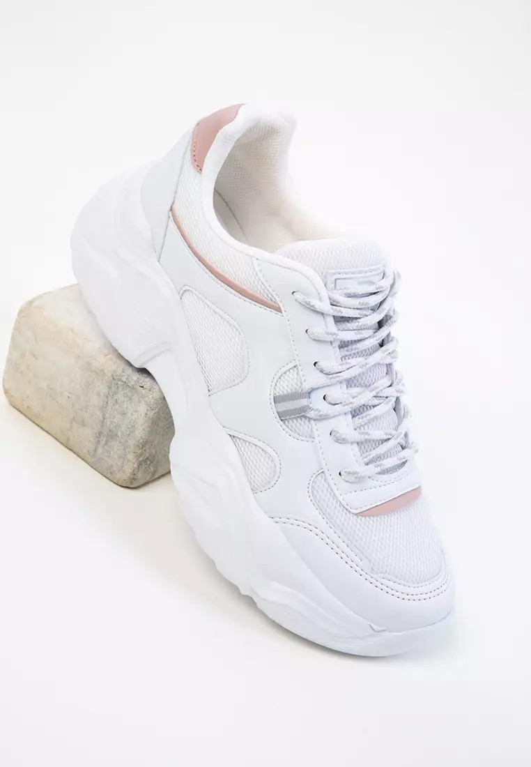White-Powder Women's Sneaker 20574