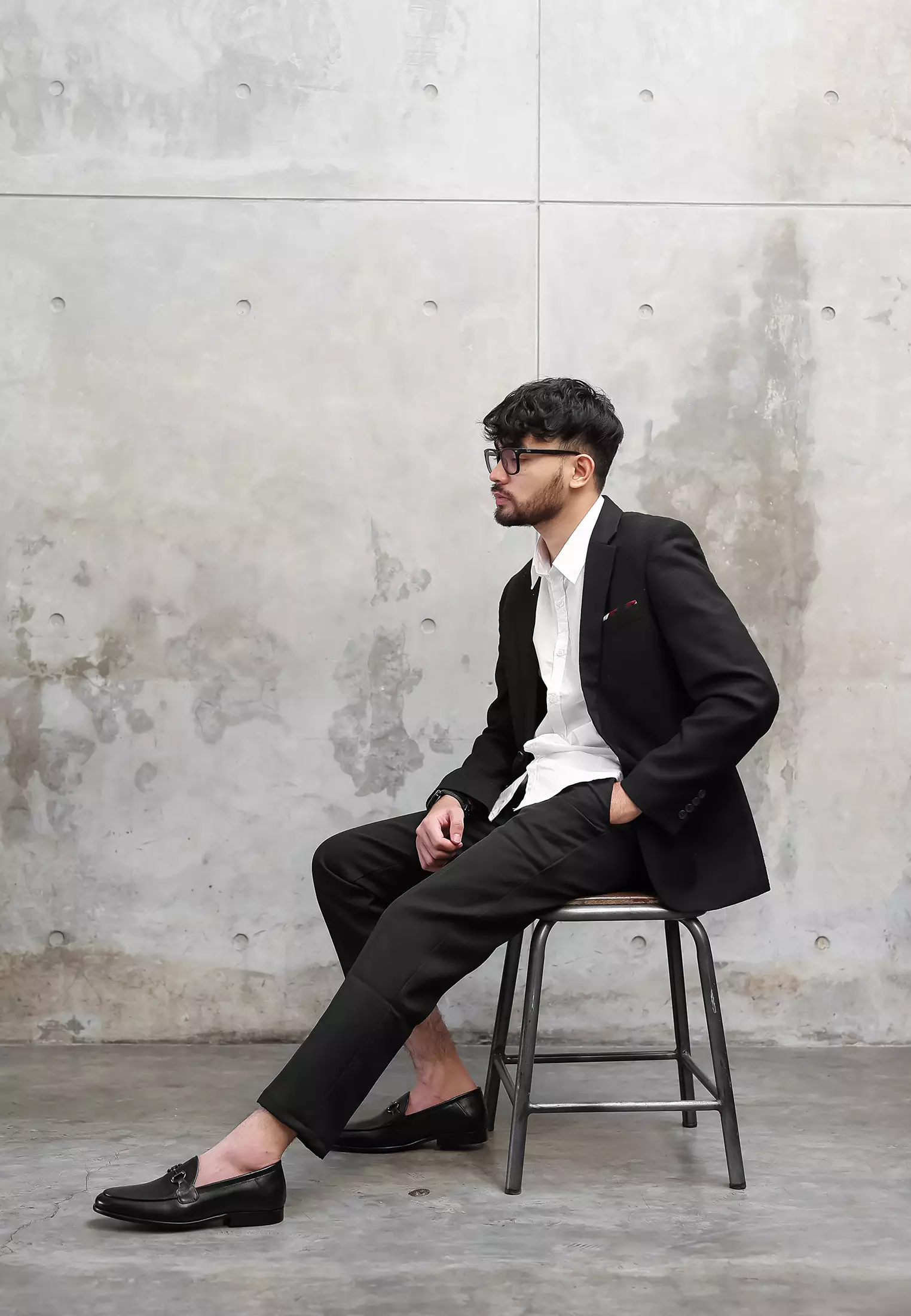 Mark Men Slip On Loafer Casual with Metal Buckle